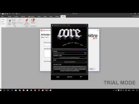 nitro pdf creator install